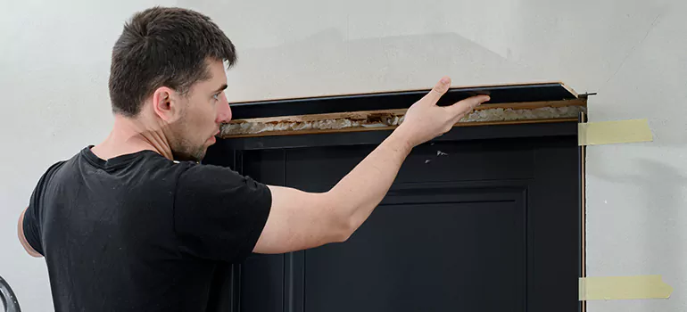 Wood Door Hole Repair in Stuart, FL