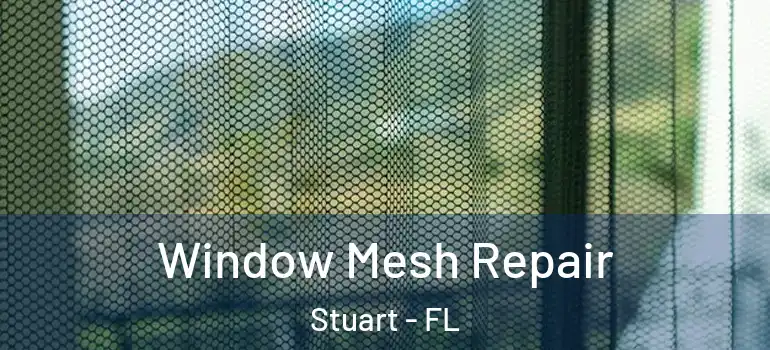  Window Mesh Repair Stuart - FL